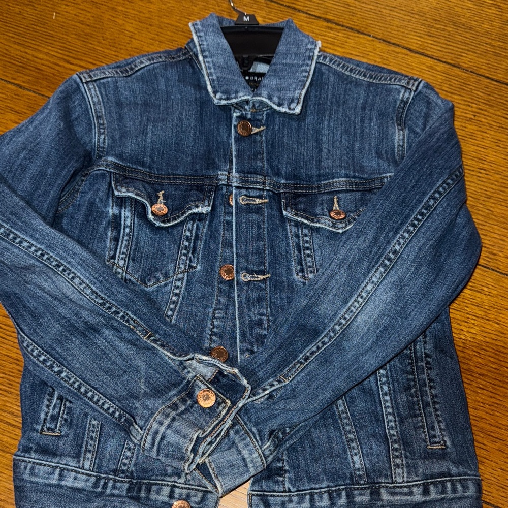 Denim Jacket with Copper Buttons